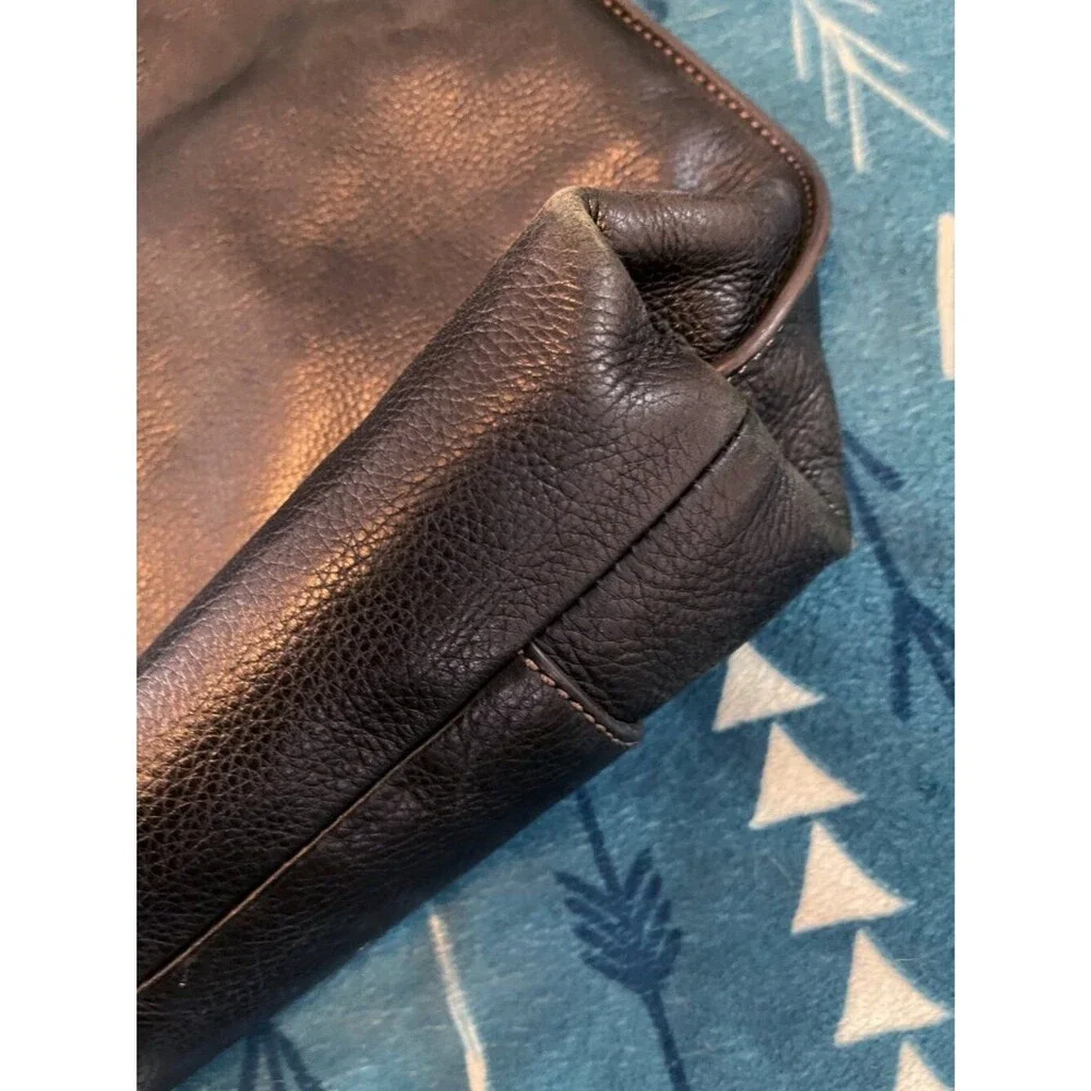 Fossil black leather